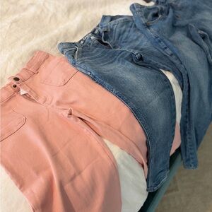 Girls Size 7 Denim Bundle Snap Closure